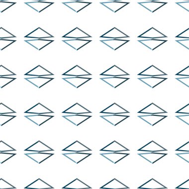 Geometrik soyut dikişsiz desen, vektör illüstrasyonu