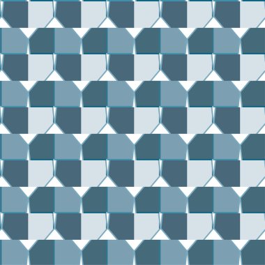 Geometrik soyut dikişsiz desen, vektör illüstrasyonu