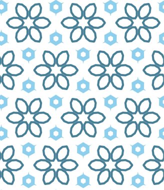 Geometrik soyut dikişsiz desen, vektör illüstrasyonu