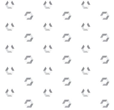 Geometrik soyut dikişsiz desen, vektör illüstrasyonu