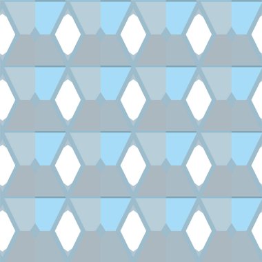 Geometrik soyut dikişsiz desen, vektör illüstrasyonu