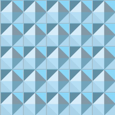 Geometrik soyut dikişsiz desen, vektör illüstrasyonu