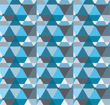 Geometrik soyut dikişsiz desen, vektör illüstrasyonu