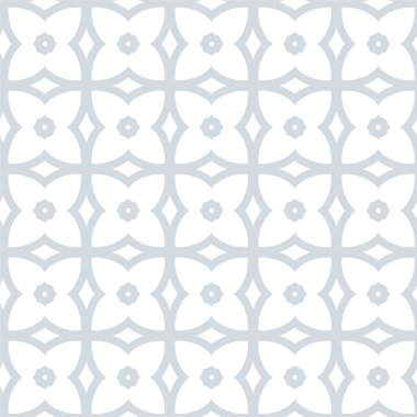 Geometrik şekilli kusursuz desen vektör çizimi  