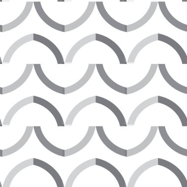 soyut geometrik dikişsiz desen, vektör illüstrasyonu