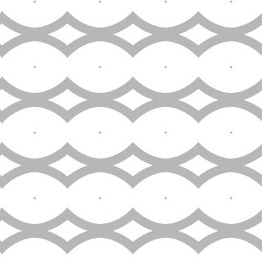 Geometrik soyut dikişsiz desen, vektör illüstrasyonu
