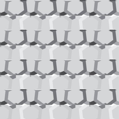 Geometrik soyut dikişsiz desen, vektör illüstrasyonu