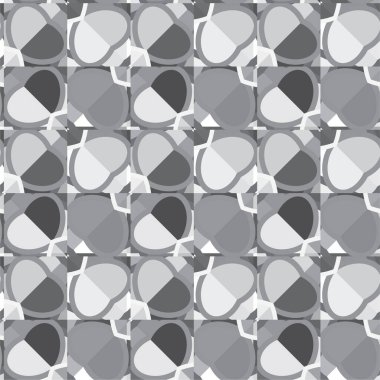 Geometrik soyut dikişsiz desen, vektör illüstrasyonu