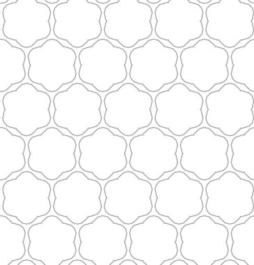 Geometrik soyut dikişsiz desen, vektör illüstrasyonu