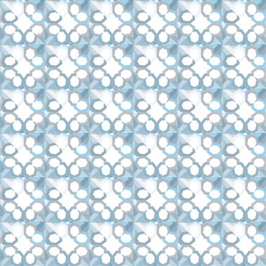 Geometrik soyut dikişsiz desen, vektör illüstrasyonu