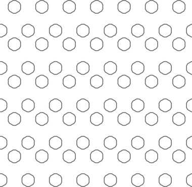 Geometrik soyut dikişsiz desen, vektör illüstrasyonu