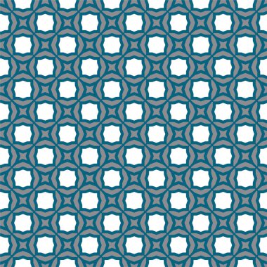 Geometrik soyut dikişsiz desen, vektör illüstrasyonu