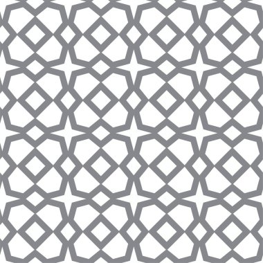 Geometrik soyut dikişsiz desen, vektör illüstrasyonu