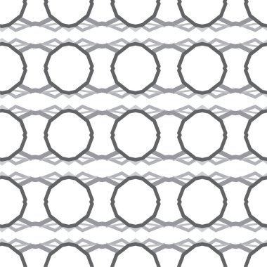 Geometrik soyut dikişsiz desen, vektör illüstrasyonu