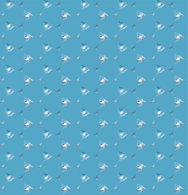 Geometrik soyut dikişsiz desen, vektör illüstrasyonu