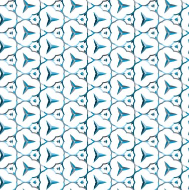 soyut geometrik dikişsiz desen, vektör illüstrasyonu