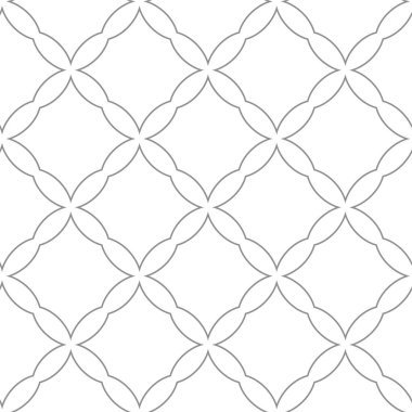 Geometrik soyut dikişsiz desen, vektör illüstrasyonu