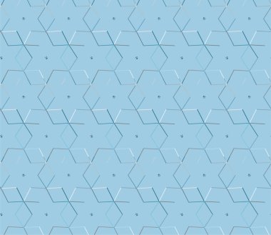 Geometrik soyut dikişsiz desen, vektör illüstrasyonu