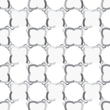 Geometrik soyut dikişsiz desen, vektör illüstrasyonu