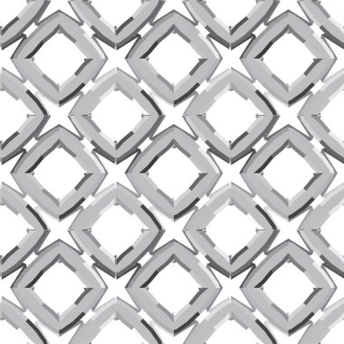 Geometrik soyut dikişsiz desen, vektör illüstrasyonu