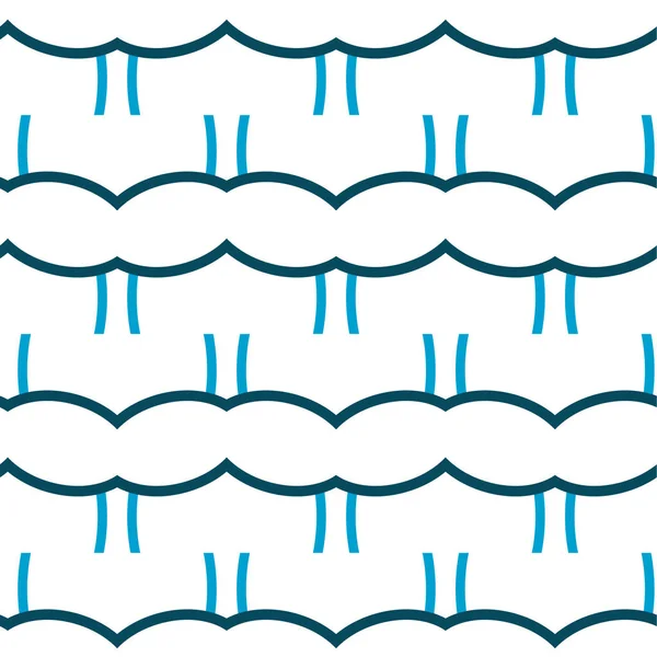 Nahtlose Muster Mit Geometrischen Formen Vektorillustration — Stockvektor