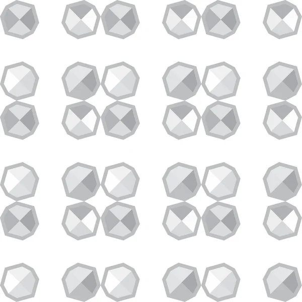Geometryczny Abstrakcyjny Wzór Bez Szwu Ilustracja Wektora — Wektor stockowy