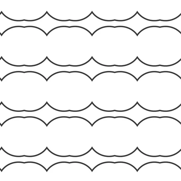 Abstrakcyjny Geometryczny Bezszwowy Wzór Ilustracja Wektora — Wektor stockowy