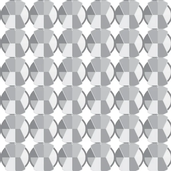 Geometric Abstract Seamless Pattern Vector Illustration — Stock Vector