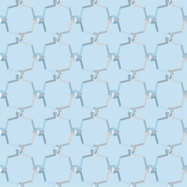 Geometrik soyut dikişsiz desen, vektör illüstrasyonu