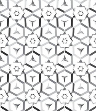 soyut geometrik dikişsiz desen, vektör illüstrasyonu