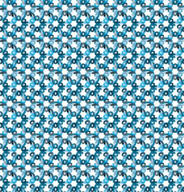 soyut geometrik dikişsiz desen, vektör illüstrasyonu