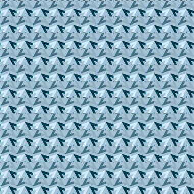 Geometrik şekilli kusursuz desen vektör çizimi