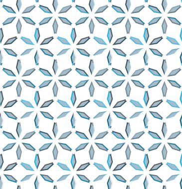 Geometrik soyut dikişsiz desen, vektör illüstrasyonu