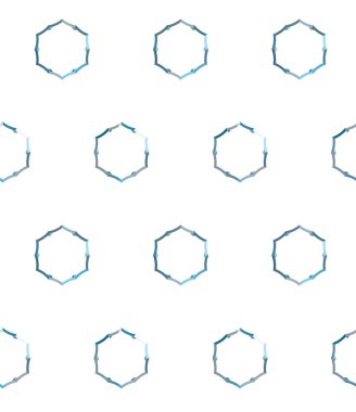 Geometrik soyut dikişsiz desen, vektör illüstrasyonu