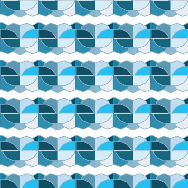 soyut geometrik dikişsiz desen, vektör illüstrasyonu