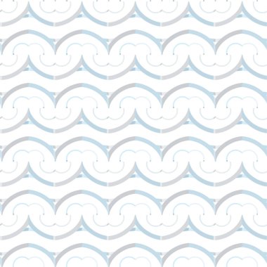 Geometrik soyut dikişsiz desen, vektör illüstrasyonu