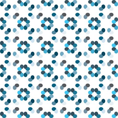 Geometrik soyut dikişsiz desen, vektör illüstrasyonu