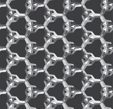soyut geometrik dikişsiz desen, vektör illüstrasyonu