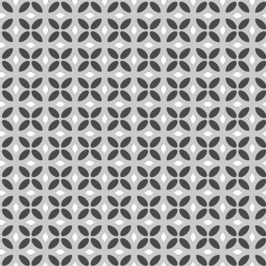 Geometrik soyut dikişsiz desen, vektör illüstrasyonu