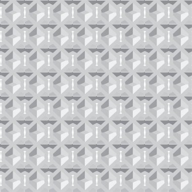 Geometrik soyut dikişsiz desen, vektör illüstrasyonu
