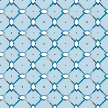 Geometrik soyut dikişsiz desen, vektör illüstrasyonu