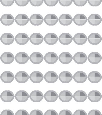 Geometrik soyut dikişsiz desen, vektör illüstrasyonu