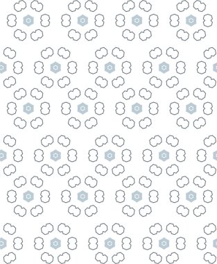 soyut geometrik dikişsiz desen, vektör illüstrasyonu