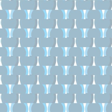 Geometrik soyut dikişsiz desen, vektör illüstrasyonu