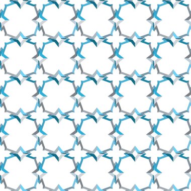 soyut geometrik dikişsiz desen, vektör illüstrasyonu