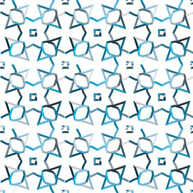 soyut geometrik dikişsiz desen, vektör illüstrasyonu