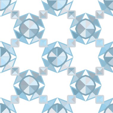 Geometrik soyut dikişsiz desen, vektör illüstrasyonu