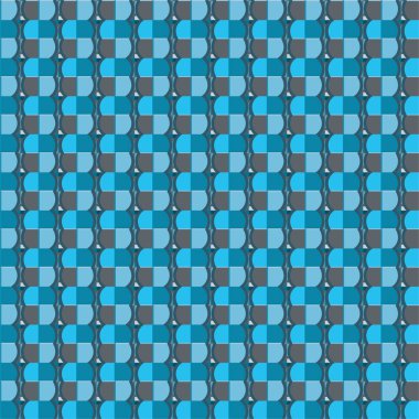 Geometrik şekilli kusursuz desen vektör çizimi