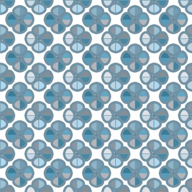 Geometrik soyut dikişsiz desen, vektör illüstrasyonu