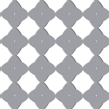 Geometrik soyut dikişsiz desen, vektör illüstrasyonu